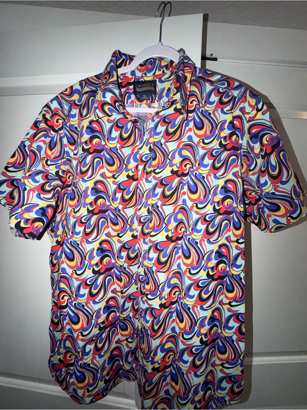 Daniel Cremieux Multicolor Swirl Print Button-Down Shirt